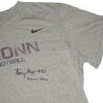 Tommy Myers Game Worn & Signed Official Connecticut Huskies Football Nike Dri-Fit XXL Shirt - Image 6