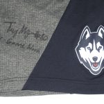 Tommy Myers Pregame Worn & Signed Official Connecticut Huskies Nike Dri-Fit XL Shorts - Image 2