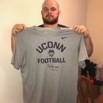 Tommy Myers Game Worn & Signed Connecticut Huskies Football Nike Dri-Fit XXL Shirt