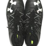 AJ Francis 2017 Washington Redskins Game Worn & Signed Black & White Under Armour Nitro Cleats - Image 3