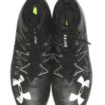 AJ Francis 2017 Washington Redskins Game Worn & Signed Black & White Under Armour Nitro Cleats