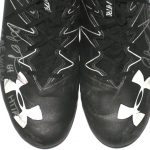 AJ Francis 2017 Washington Redskins Game Worn & Signed Black & White Under Armour Nitro Cleats - Image 5