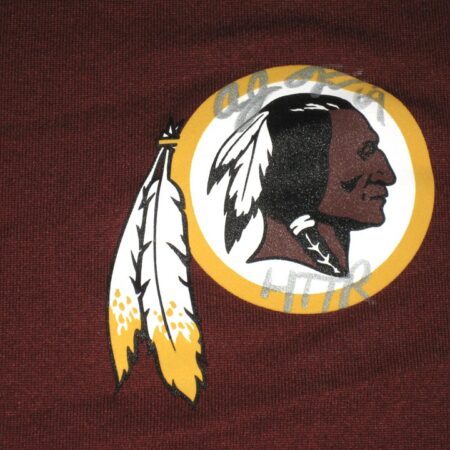AJ Francis Player Issued & Signed Official Washington Redskins #69 Nike Drifit 4XL Shirt