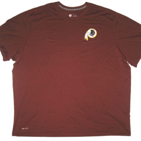 AJ Francis Player Issued & Signed Official Washington Redskins #69 Nike Drifit 4XL Shirt