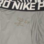AJ Francis Washington Redskins #69 Practice Worn & Signed Nike Pro Combat 4XL Shorts - Image 2