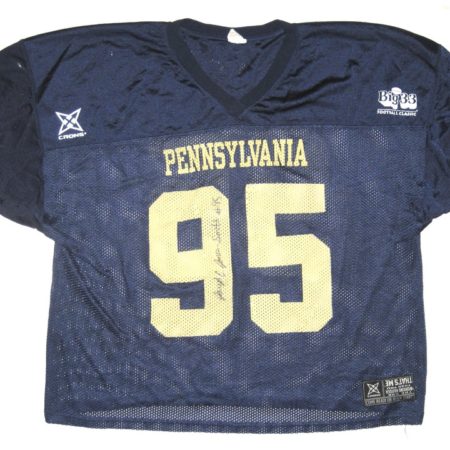 Jaryd Jones-Smith 2013 Worn & Signed Official Pennsylvania Big 33 Football Classic Practice Jersey