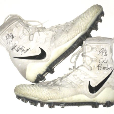 Jaryd Jones-Smith Pittsburgh Panthers Game Worn & Signed Nike Force Savage Cleats - Worn Several Games Including Upset of Miami Hurricanes!
