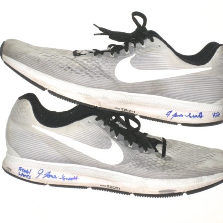 Jaryd Jones-Smith Pittsburgh Panthers Signed Nike Air Zoom Pegasus 34 Shoes - Worn for Travel!