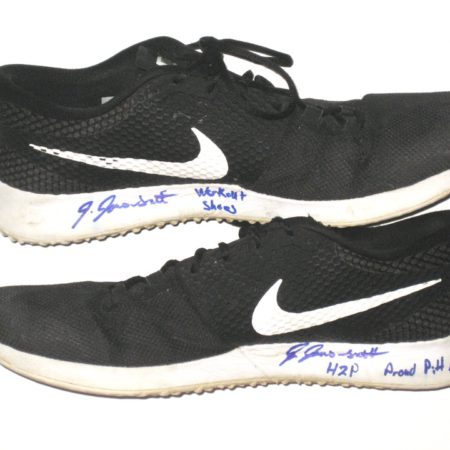 Jaryd Jones-Smith Training Worn & Signed Black & White Nike Zoom Speed TR2 Shoes