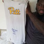 Jaryd Jones-Smith with Practice Worn & Signed Pittsburgh Panthers Nike Pro Compression 3XL Sleeveless