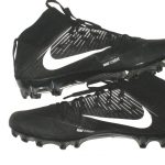 Chase Litton Marshall Thundering Herd Game Worn & Signed Black & White Nike Vapor Cleats