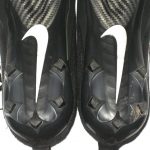 Chase Litton Marshall Thundering Herd Game Worn & Signed Black & White Nike Vapor Cleats