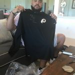 AJ Francis Training Worn & Signed Official Washington Redskins Long Sleeve Nike Dri-Fit 3XL Shirt - Image 7