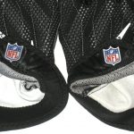 Deon Simon 2017 New York Jets Practice Worn & Signed Black & White Nike Superbad 4.0 Gloves