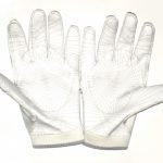 AJ Francis 2018 New York Giants Game Worn & Signed White, Black & Gray Nike Superbad 4.0 3XL Gloves - Image 5