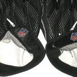 Deon Simon 2017 New York Jets Practice Worn & Signed Black & White Nike Superbad 4.0 Gloves - Image 5