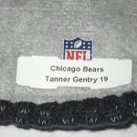 Tanner Gentry 2017 Sideline Worn & Signed Official Chicago Bears #19 New Era Knit Hat