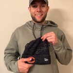 Tanner Gentry 2017 Sideline Worn & Signed Official Chicago Bears #19 New Era Knit Hat - Image 8