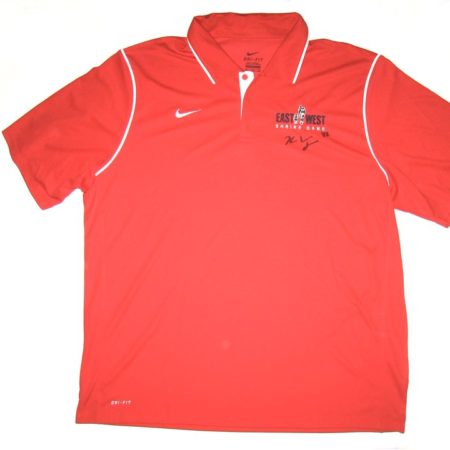 Kerry Wynn Signed Official 2014 East-West Shrine Game Issued Nike Dri-Fit 2XL Polo Shirt