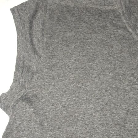 Alex Tanney 2018 Game Worn & Signed Official Gray New York Giants Nike Dri-Fit Large Sleeveless