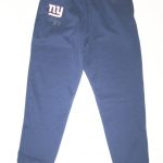 Alex Tanney 2018 Practice Worn & Signed Official Blue New York Giants #3 Nike XL Sweatpants