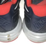 AJ Francis New England Patriots 2013 Rookie Training Worn Blue, Red & White Nike Lunar TR1 Sneakers