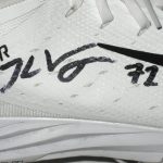 Kerry Wynn New York Giants 2018 Training Worn & Signed White & Black Nike Vapor Turf Shoes