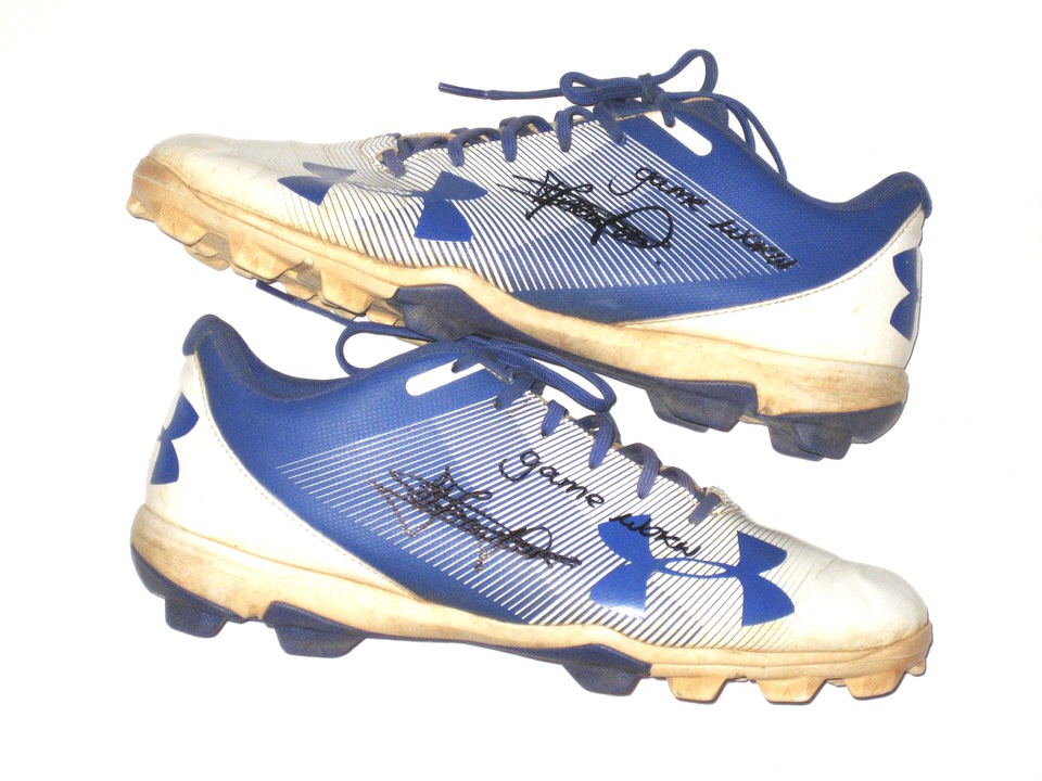 blue under armour cleats