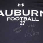 Chandler Cox Player Issued & Signed Auburn Tigers Football #27 COUNT ON ME Under Armour XL Shirt