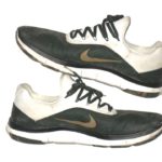 David Beedle 2017 Training Worn & Signed Official Michigan State Spartans Trainer V7 Week Zero Shoes