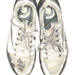 David Beedle Training Worn & Signed Official Michigan State Spartans Nike Vapor Speed Turf Shoes