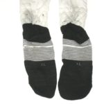 LJ Scott Michigan State Spartans Game Worn & Signed White, Black & Gray Nike Drifit Socks