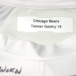 Tanner Gentry Chicago Bears 2017 Rookie Year Game Worn & Signed White Nike Pro Padded Shirt