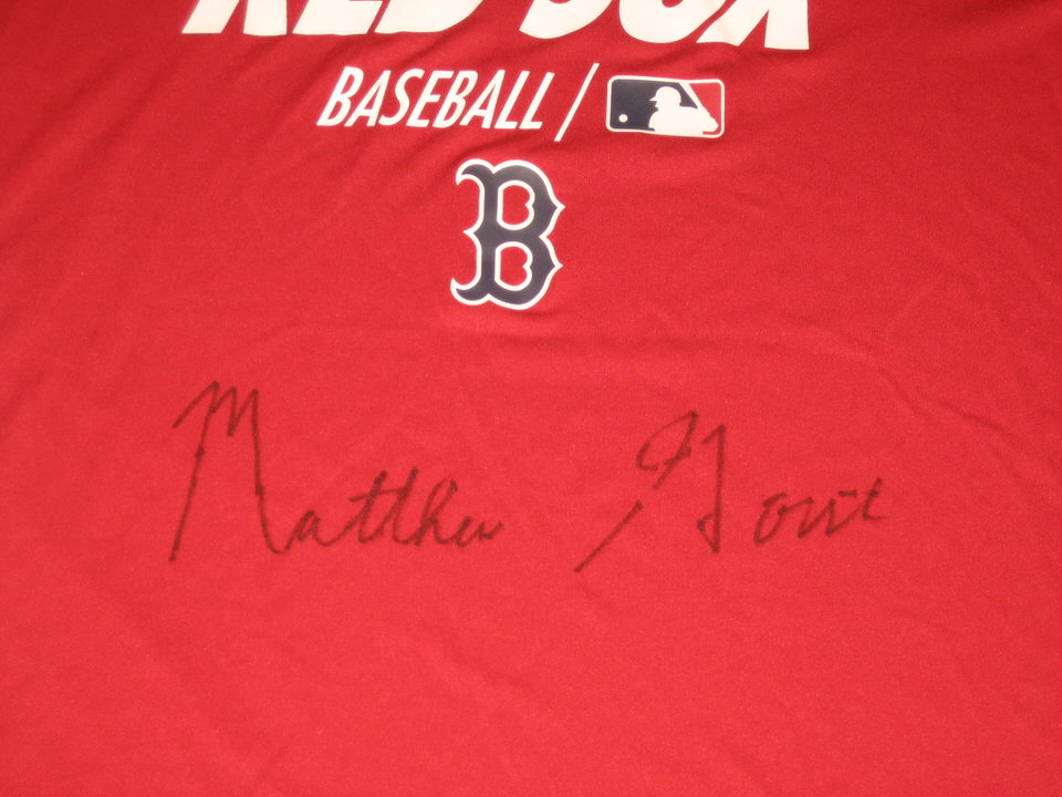 Matthew Gorst Game Worn & Signed Official Boston Red Sox Baseball