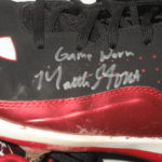 Matthew Gorst Pawtucket Red Sox Game Worn & Signed Black & Red Under Armour Cleats
