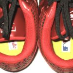 Matthew Gorst Pawtucket Red Sox Game Worn & Signed Black & Red Under Armour Cleats - Image 7
