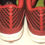 Matthew Gorst Pawtucket Red Sox Game Worn & Signed Black & Red Under Armour Cleats