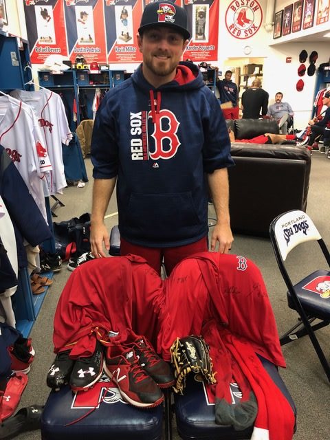 Majestic, Shirts, Pawsox Baseball Shirt