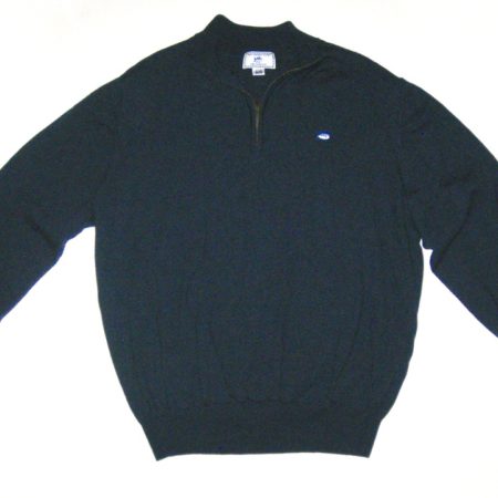 AJ Cole NC State Wolfpack Navy Blue Southern Tide Skipjack 1/4 Zip Pullover - Worn Around Campus!