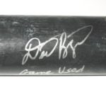 Dario Pizzano Binghamton Rumble Ponies Game Used & Signed Black & Gold Phoenix Bat - Image 2