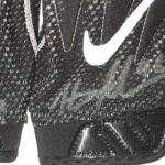 Henry Anderson New York Jets 2018 Game Worn & Signed Black, White & Gray Nike SB4 XXL Gloves