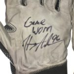 Henry Anderson New York Jets 2018 Game Worn & Signed Black, White & Gray Nike SB4 XXL Gloves - Image 7