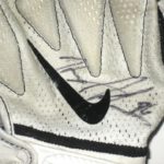Henry Anderson New York Jets 2018 Game Worn & Signed White, Black & Gray Nike Gloves – Good Use!!! - Image 5