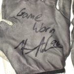 Henry Anderson New York Jets 2018 Game Worn & Signed White, Black & Gray Nike Gloves – Good Use!!! - Image 2