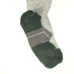 LJ Scott Michigan State Spartans Game Worn & Signed White & Green Nike Vapor Sock - Image 5