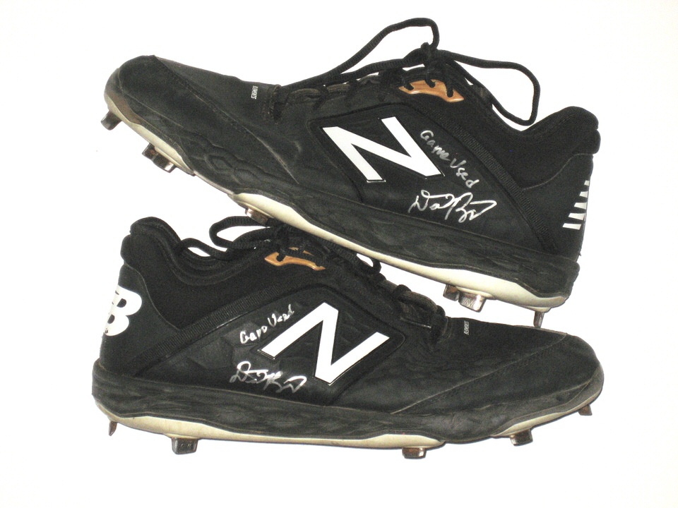 black and white new balance cleats