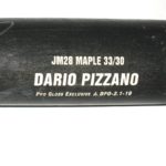 Dario Pizzano Binghamton Rumble Ponies Game Used & Signed Black Bat - Image 4