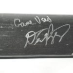 Dario Pizzano Binghamton Rumble Ponies Game Used & Signed Black Bat