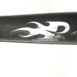 Dario Pizzano Binghamton Rumble Ponies Game Used & Signed Black Bat