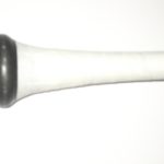 Dario Pizzano Binghamton Rumble Ponies Game Used & Signed Black Bat